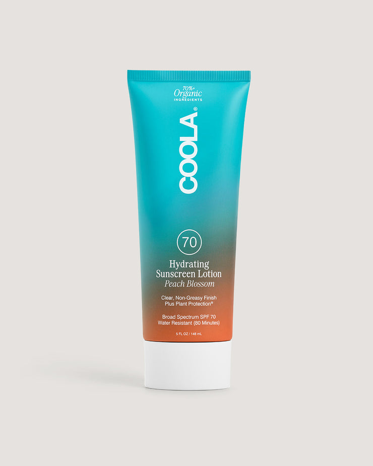 COOLA Hydrating Sunscreen Lotion Peach Blossom SPF 70