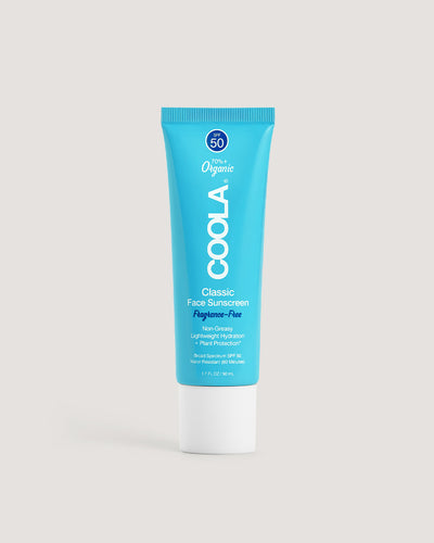 COOLA’s Fragrance Free Face Sunscreen Lotion SPF 50