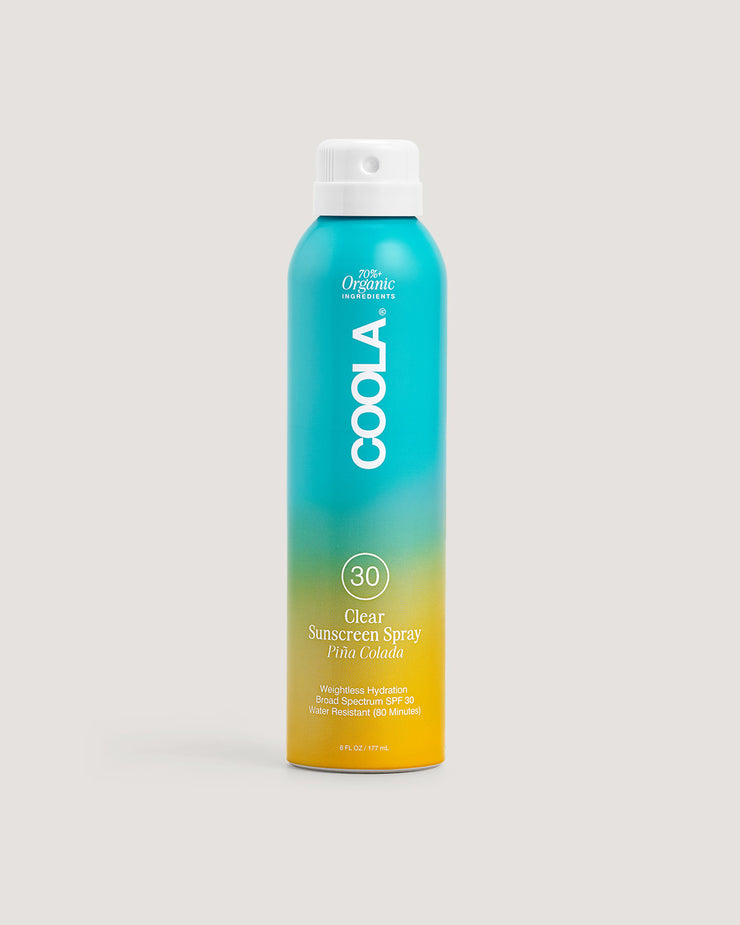 COOLA Clear Sunscreen Spray Piña Colada SPF 30