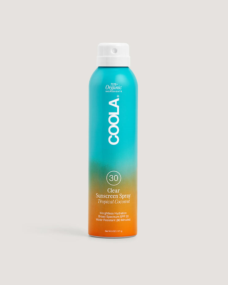 COOLA Clear Sunscreen Spray Tropical Coconut SPF 30