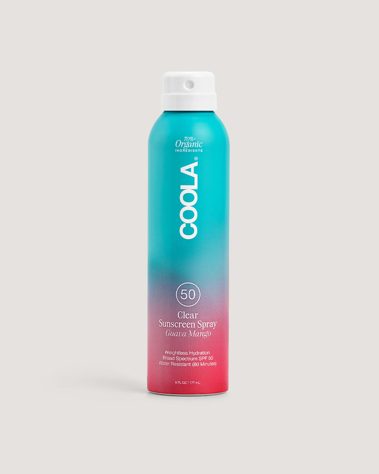 COOLA Clear Sunscreen Spray Guava Mango SPF 50