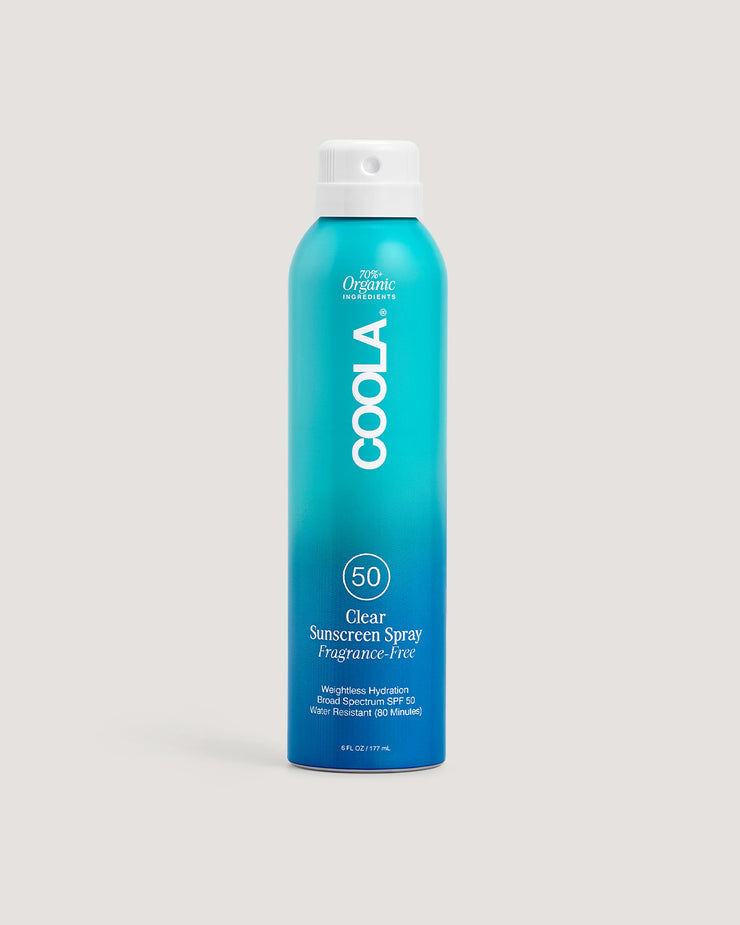 COOLA Clear Sunscreen Spray Fragrance-Free SPF 50