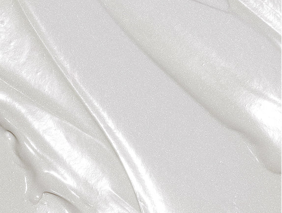Close-up of white lotion formula