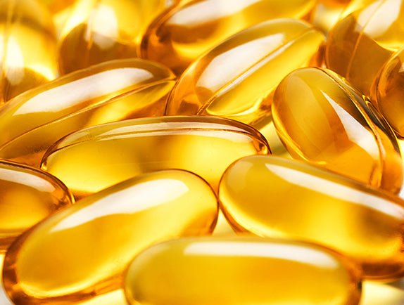 Yellow vitamin tablets