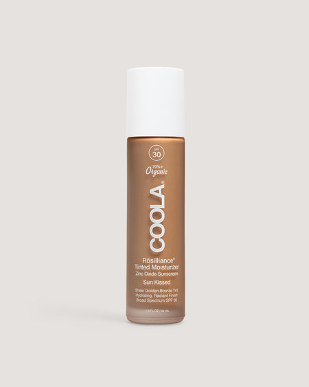 Rosilliance® Tinted Moisturizer - Sun Kissed by COOLA in a 1.5 oz bottle with SPF 30 for radiant sun kissed coverage and organic skincare