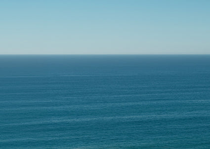 Blue ocean and blue sky
